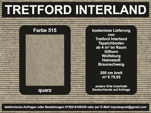 515-quarz.jpg – Tretford Interland Teppich in Quarzgrau – stilvoll und pflegeleicht